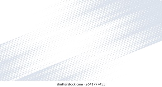 Dots halftone white and blue color pattern gradient grunge texture background. Dots pop art comics sport style vector illustration halftone. modern