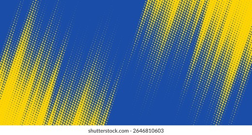 Dots halftone white and blue color pattern gradient grunge texture background. Dots pop art comics sport style vector illustration halftone. modern	