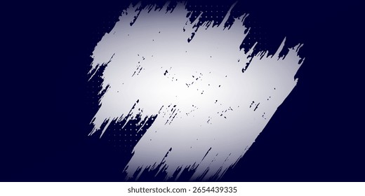 Fondo de textura grunge de gradiente de patrón de arte de color azul blanco de medio tono. Puntos estilo deportivo bueno simple