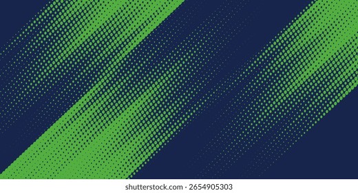 Fondo de textura grunge de gradiente de patrón de color blanco y azul de semitono de puntos. Punto pop art comics estilo deportivo Ilustración vectorial semitono. moderno