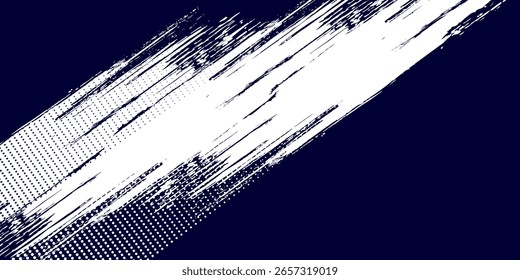 Dots halftone white blue color pattern gradient grunge texture background. Dots pop art comics sport style vector illustration. grunge background