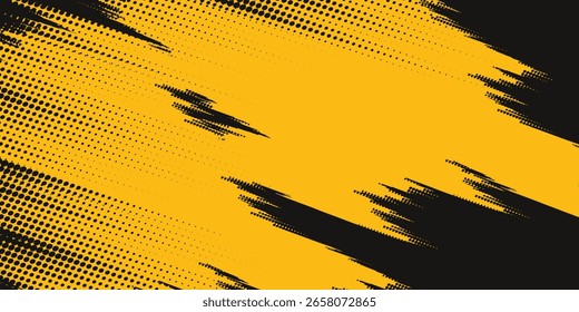 Punkte Halbton weiß blau Muster Farbverlauf farbige Textur Hintergrund. Vektorgrafik im Sportstil. Grunge-Vektorpunkte