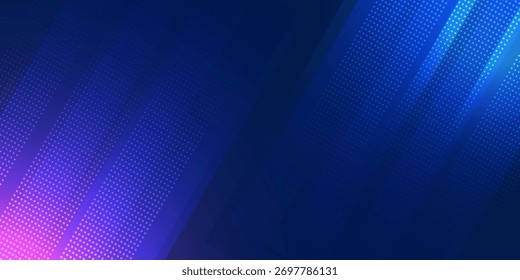 Dots halftone white and blue color pattern gradient grunge texture background. Dots pop art comics sport style vector illustration.