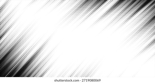 Fondo de textura grunge de gradiente de patrón de color blanco y azul de semitono de puntos. Punto pop art comics estilo deportivo Ilustración vectorial semitono.