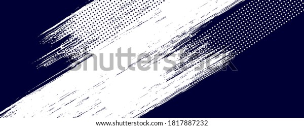 白と青の色のグラデーショングランジテクスチャ背景にドットハーフトーン ドットポップアートの漫画スポーツスタイルのベクターイラスト のベクター画像素材 ロイヤリティフリー