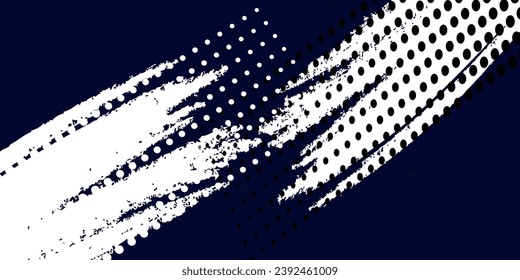 Dots halftone weiße Farbverlauf-Muster Grunge Textur Hintergrund. Dots Pop Art Comicsport Stil Vektorgrafik.modern