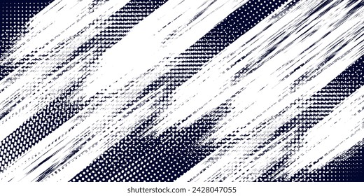 Dots halftone white  blue gradient color pattern grunge texture background. Dots pop art comic sport style vector illustration. vector illustrator