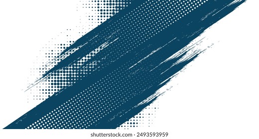 Dots halftone white  blue gradient color pattern grunge texture background. grunge dots