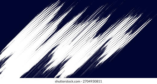 Dots halftone white blue gradient color pattern grunge texture background. Dots pop art comic sports style