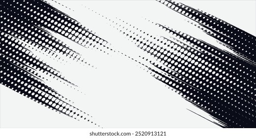 Dots halftone white color pattern gradient grunge texture background. Dots pop art comics sport style vector illustration