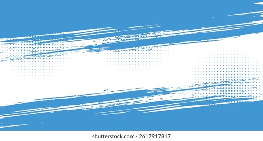 Dots halftone white end blue gradient color pattern grunge texture background. vector illustrator