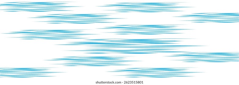 Punto medio tono blanco final azul gradiente patrón de color grunge textura de fondo. Vector EPS 10
