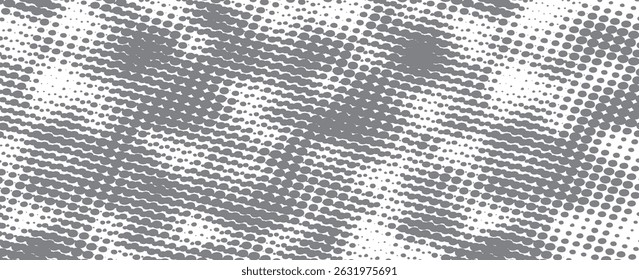 Dots halftone white gray color pattern gradient texture with technology digital background. Dots pop art comics with summer background. vectors