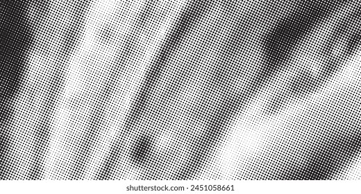 Puntos de medio tono blanco \u0026 azul patrón de color gradiente grunge textura de fondo. Puntos pop art comics sport style Ilustración vectorial