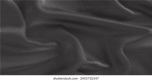 Dots halftone white \u0026 blue color pattern gradient grunge texture background. Dots pop art comics sport style vector illustration