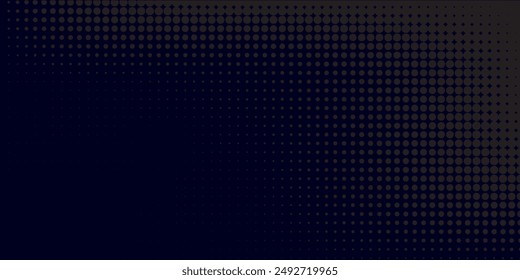 Dots halftone white \u0026 blue color pattern gradient grunge texture background. Dots pop art comics sport style vector	