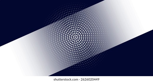 Dots halftone white \u0026 blue color pattern gradient grunge texture background. Dots pop art comics sport style vector illustration