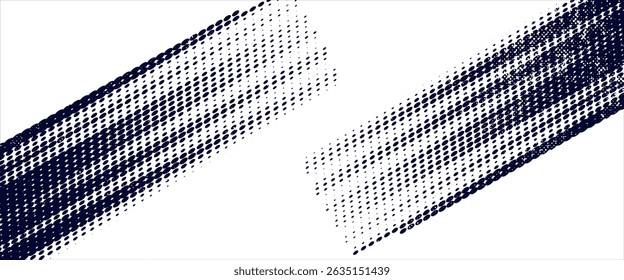 Dots halftone white \u0026 blue color pattern gradient grunge texture background. Dots pop art comics sport style vector illustration