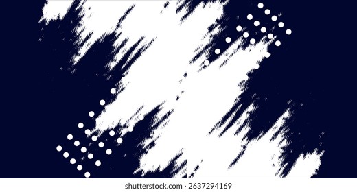 Dots halftone white \u0026 blue color pattern gradient grunge texture background. Dots pop art comics sport style vector illustration