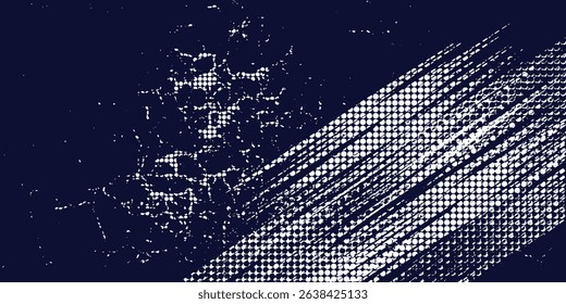 Dots halftone white \u0026 blue color pattern gradient grunge texture background. Dots pop art comics sport style vector illustration