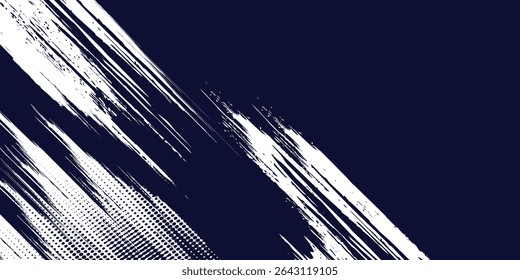 Dots halftone white \u0026 blue color pattern gradient grunge texture background. Dots pop art comics sport style modern halftone