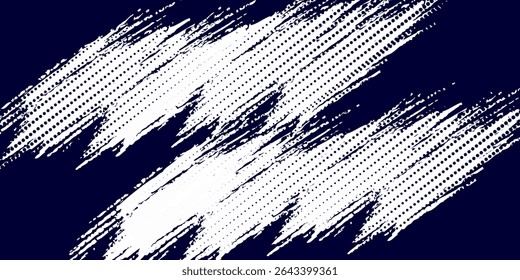 Pontos branco de meio-tom \u0026 cor azul padrão gradiente gradiente textura fundo. Pontos pop art quadrinhos estilo esporte moderno