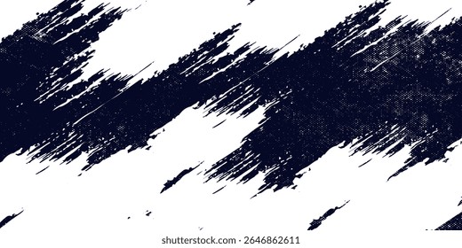 Dots halftone white \u0026 blue color pattern gradient grunge texture background. Dots pop art comics sport style vector illustration