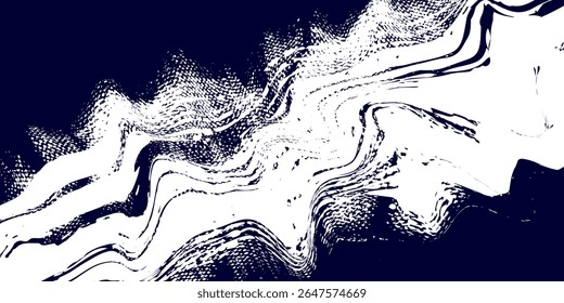 Dots halftone white \u0026 blue color pattern gradient grunge texture background. Dots pop art comics sport style vector illustration
