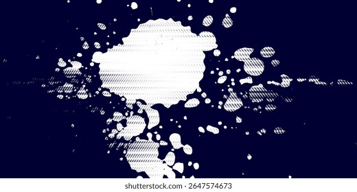 Dots halftone white \u0026 blue color pattern gradient grunge texture background. Dots pop art comics sport style vector illustration