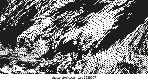 Dots halftone white \u0026 blue color pattern gradient grunge texture background. Dots pop art comics sport style vector illustration