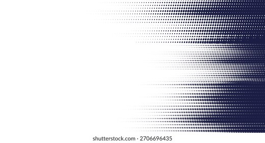 Weiße Punkte \u0026 blaue Farbmuster Farbverlauf farbige Textur Hintergrund. Punkte-Pop Art	