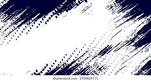 Weiße Punkte \u0026 blaue Farbmuster Farbverlauf farbige Textur Hintergrund. Dots Pop Art Comics Sport Stil Vektorgrafik