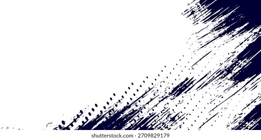 Weiße Punkte \u0026 blaue Farbmuster Farbverlauf farbige Textur Hintergrund. Dots Pop Art Comics Sport Stil Vektorgrafik