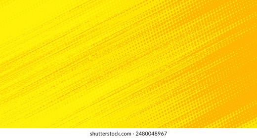 Dots halftone yellow color pattern gradient grunge texture background. Dots pop art comics sport style vector illustration