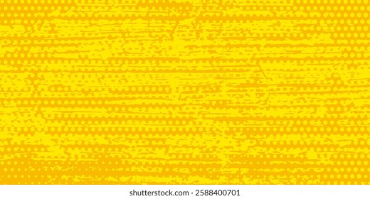 Dots halftone yellow color pattern gradient grunge texture background. Dots pop art comics sport style modern 