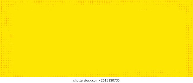 Dots halftone yellow color pattern gradient grunge texture background. Dots pop art comics sport style vector illustration
