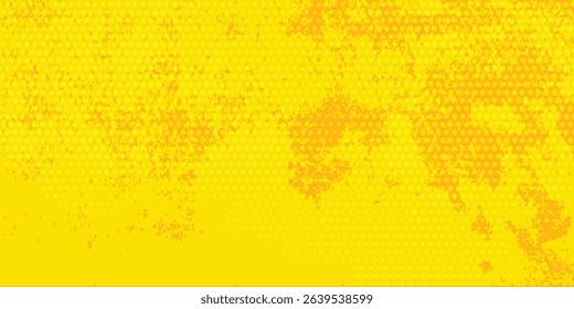 Dots halftone yellow color pattern gradient grunge texture background. Dots pop art comics sport style  modern grunge