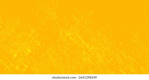 Dots halftone yellow color pattern gradient grunge texture background. Dots pop art comics sport style vector illustration