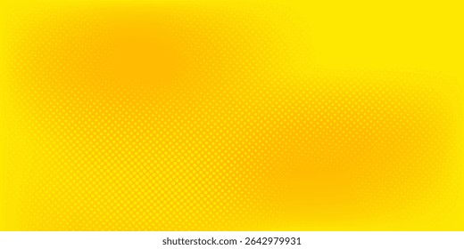 Pontos meio-tom amarelo padrão de cor gradiente textura fundo. Pontos pop art quadrinhos esporte simples