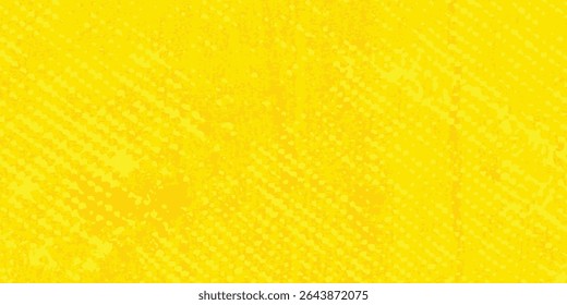 Dots halftone yellow color pattern gradient grunge texture background. Dots pop art comics sport style vector illustration modern halftone