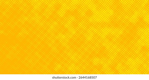 Dots halftone yellow color pattern gradient grunge texture background. Dots pop art comics sport style vector illustration