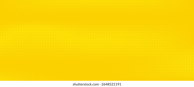 Pontos de meio-tom amarelo cor padrão textura gradiente com tecnologia digital fundo. Pontos pop art quadrinhos com fundo de verão	
