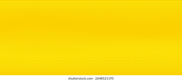 Dots halftone yellow color pattern gradient texture with technology digital background. Dots pop art comics with summer background	
