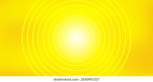 Dots halftone yellow color pattern gradient grunge texture background. Dots pop art comics sport style vector modern dotted