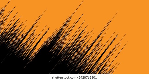 Dots halftone yellow and dark blue color pattern gradient grunge texture background