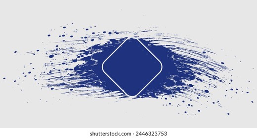Dots halftone yellow and dark blue color pattern gradient grunge texture background. Dots pop art sport style vector illustration.	