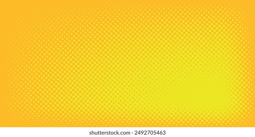 Dots halftone yellow and dark blue color pattern gradient grunge texture background. vector grunge. modern