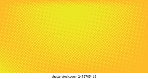 Dots halftone yellow and dark blue color pattern gradient grunge texture background. vector grunge. modern