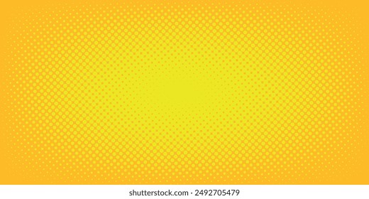 Dots halftone yellow and dark blue color pattern gradient grunge texture background. vector grunge. modern