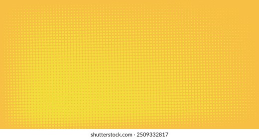 Dots halftone yellow and dark blue color pattern gradient grunge texture background. vector grunge. modern